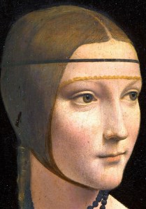 Portrait of Cecilia Gallerani (Lady with the Ermine), about 1488